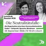 Lunch Lab 2026 Neutralität Event Kulturbotschaft